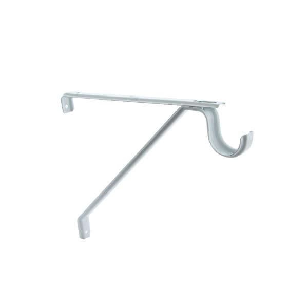 Ultra Hardware Closet Rod Support Bracket Adjustable 12" White 905535